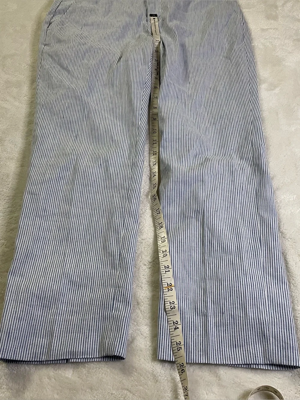 Banana Republic Avery Style Striped Business Slacks size 4 Petite